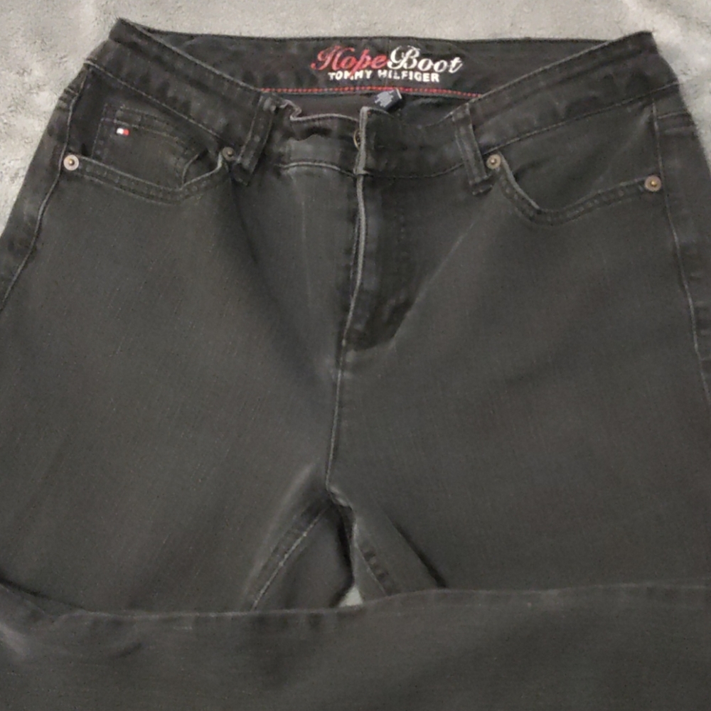 Tommy Hilfiger black boot cut jeans